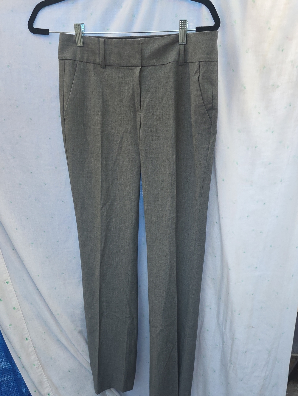 Ann Taylor Gray Trouser Dress Pants Size 2